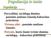 Statistinis stebėjimas: populiacija ir imtis 11 puslapis