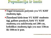 Statistinis stebėjimas: populiacija ir imtis 20 puslapis