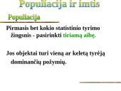 Statistinis stebėjimas: populiacija ir imtis 10 puslapis