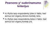 Statistinis tyrimas: "Organų donorystė" 17 puslapis