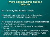 Stiklas, stiklo gaminiai ir apdirbimo technologijos bei naudojimas šiuolaikiniame mene 2 puslapis