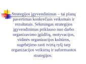 Strategijos įgyvendinimas ir kontrolė 4 puslapis