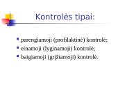 Strategijos įgyvendinimas ir kontrolė 8 puslapis