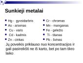 Sunkiųjų metalų poveikis  žmogaus organizmui 2 puslapis