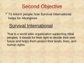 Survival International. Aborigines 5 puslapis