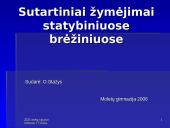Sutartiniai žymėjimai statybiniuose brėžiniuose