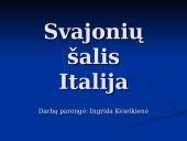 Svajonių šalis: Italija
