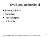 Sveikatos apibrėžimai 2 puslapis