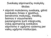 Sveikų mokyklų projektai. Stiprinančių mokyklų tinklas 12 puslapis
