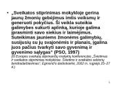 Sveikų mokyklų projektai. Stiprinančių mokyklų tinklas 14 puslapis
