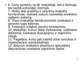 Sveikų mokyklų projektai. Stiprinančių mokyklų tinklas 20 puslapis