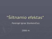 Kas yra šiltnamio efektas?