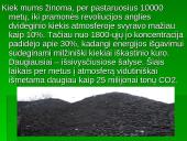 Šiltnamio efektas - dujos griaunančios gamtos pusiausvyrą 12 puslapis