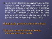 Šiltnamio efektas. Priežastinių ryšių diagrama 3 puslapis