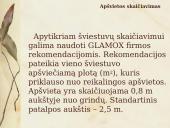 Šviesos šaltiniai. Apšvietos skaičiavimas 13 puslapis