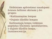 Šviesos šaltiniai. Apšvietos skaičiavimas 8 puslapis