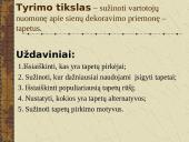 Tapetų tyrimo ataskaita 2 puslapis