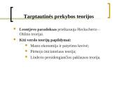 Tarptautinės prekybos ir investicijų teorijos 5 puslapis