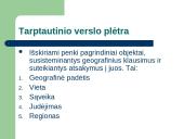 Tarptautinio verslo būtinumas 9 puslapis
