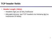 TCP protokolas 11 puslapis