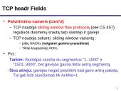 TCP protokolas 10 puslapis