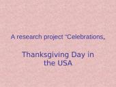 Thanksgiving Day in the USA