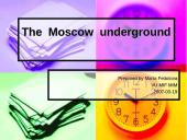 The Moscow underground