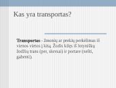 Kas yra transportas? 2 puslapis