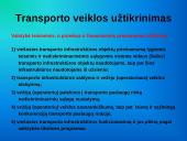 Transporto sistema ir jos funkcionavimas 16 puslapis