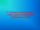 Transporto sistema ir jos funkcionavimas 17 puslapis