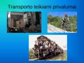 Transporto sistema ir jos funkcionavimas 18 puslapis