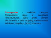 Transporto sistema ir jos funkcionavimas 4 puslapis