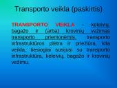 Transporto sistema ir jos funkcionavimas 7 puslapis
