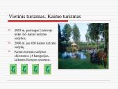 Turizmo nauda Lietuvos ekonomikai 15 puslapis