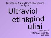 Ultravioletiniai spinduliai (UV)