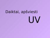 Ultravioletiniai spinduliai (UV) 13 puslapis