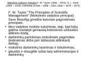 Pagrindinės vadybos teorijos bei jų raida 2 puslapis