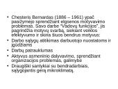 Pagrindinės vadybos teorijos bei jų raida 13 puslapis