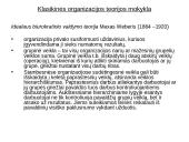 Pagrindinės vadybos teorijos bei jų raida 8 puslapis