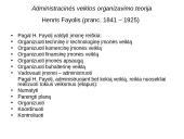 Pagrindinės vadybos teorijos bei jų raida 10 puslapis