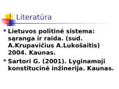 Valdymo sistemos. Institucinių modelių įtaka demokratijos stabilumui 12 puslapis