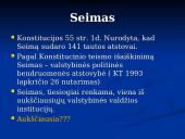 Valdžių padalijimo principo įgyvendinimas Lietuvos Respublikoje 12 puslapis
