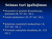 Valdžių padalijimo principo įgyvendinimas Lietuvos Respublikoje 14 puslapis