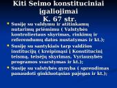 Valdžių padalijimo principo įgyvendinimas Lietuvos Respublikoje 15 puslapis