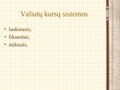 Valiutų kursų nustatymas 11 puslapis