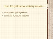 Valiutų kursų nustatymas 8 puslapis