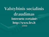 Lietuvos Respublikos valstybinis socialinis draudimas (VSD)