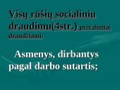 Lietuvos Respublikos valstybinis socialinis draudimas (VSD) 8 puslapis