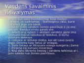 Vandens tarša ir vandens užteršėjai 16 puslapis