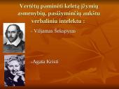 Verbalinis intelektas, diagnostika 15 puslapis